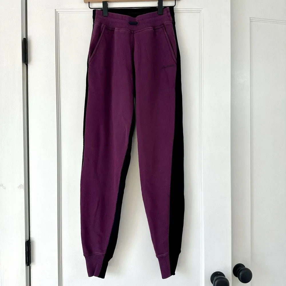 OUTDOOR VOICES Womens XS French Terry‎ Cotton Jogger Sweatpants Purple Pickup - Image 2