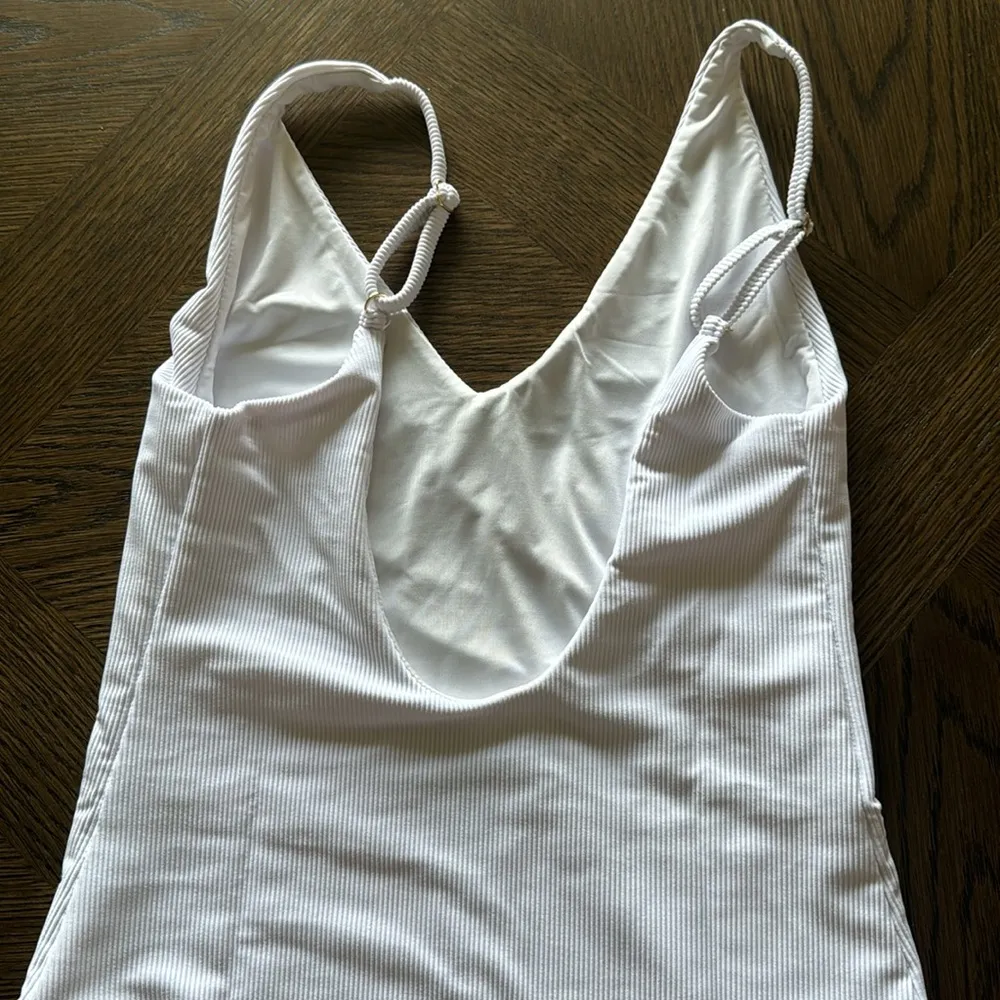 Beach Riot Reese Rib One-Piece Swimsuit, White, X-Small, $148 - Image 6