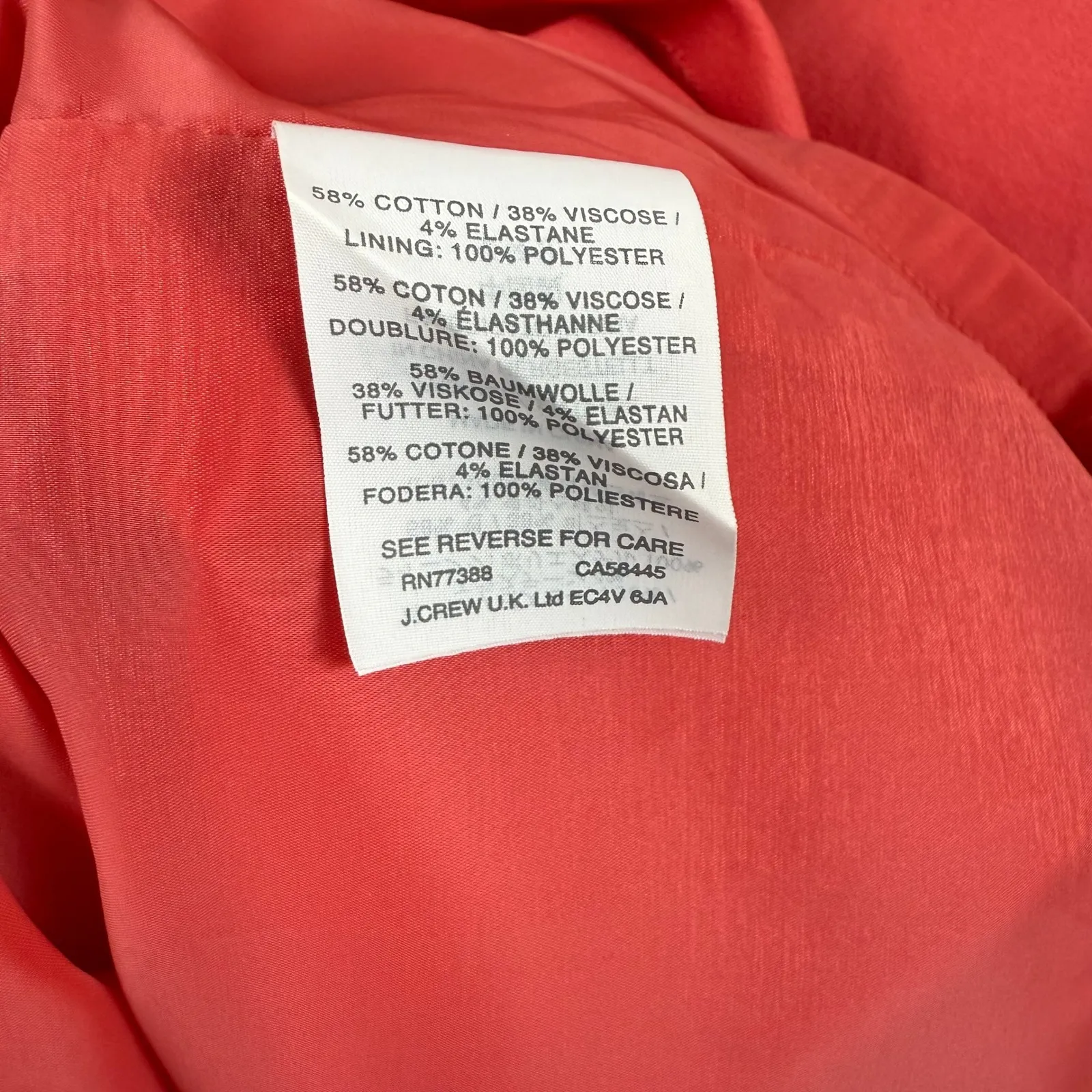 J.Crew Sleeveless Sheath Dress Career Workwear Coral Pink Fitted 8P‎ - Image 9