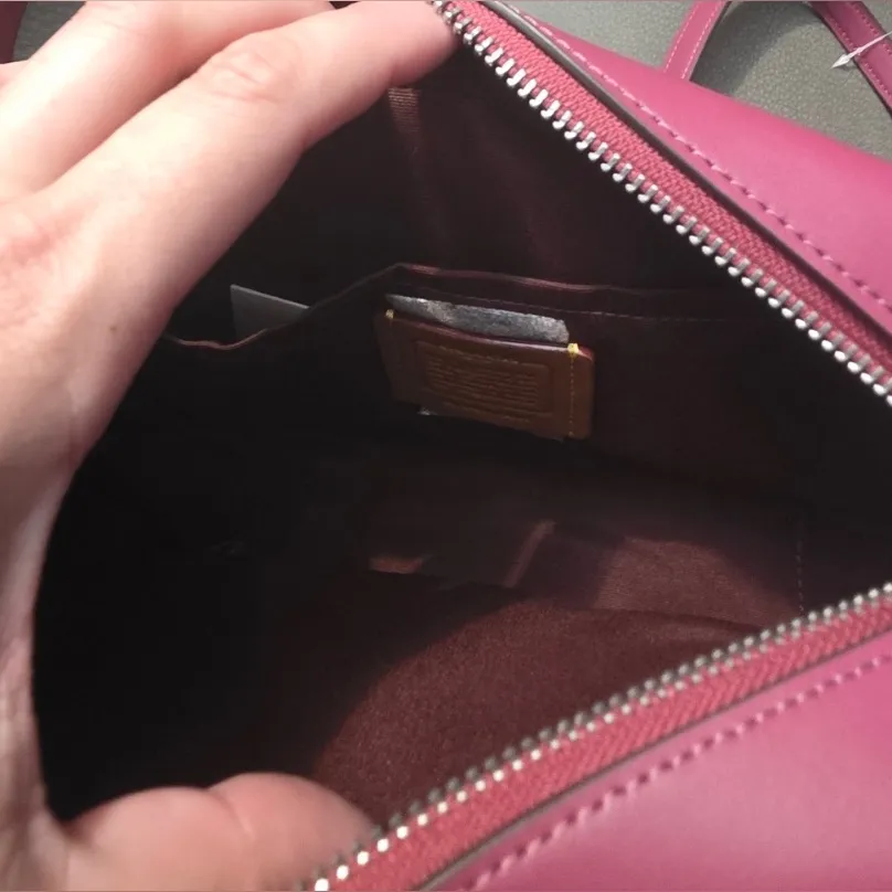 NWOT Coach Jamie Camera Bag In Signature Canvas With Bow Print Tab/Pink - Image 4