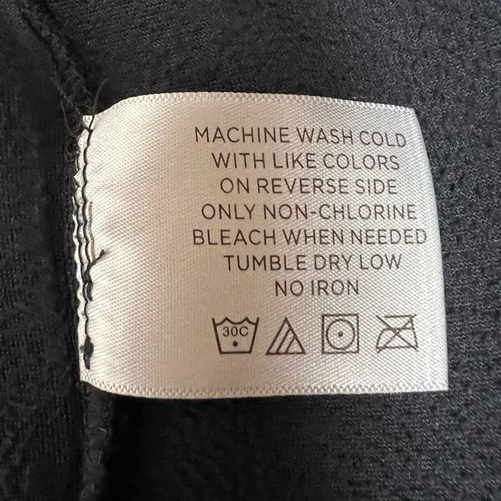 Coolibar Beach Velour Pants Women Small Black Pull On Drawstring UPF 50 Wide Leg - Image 13