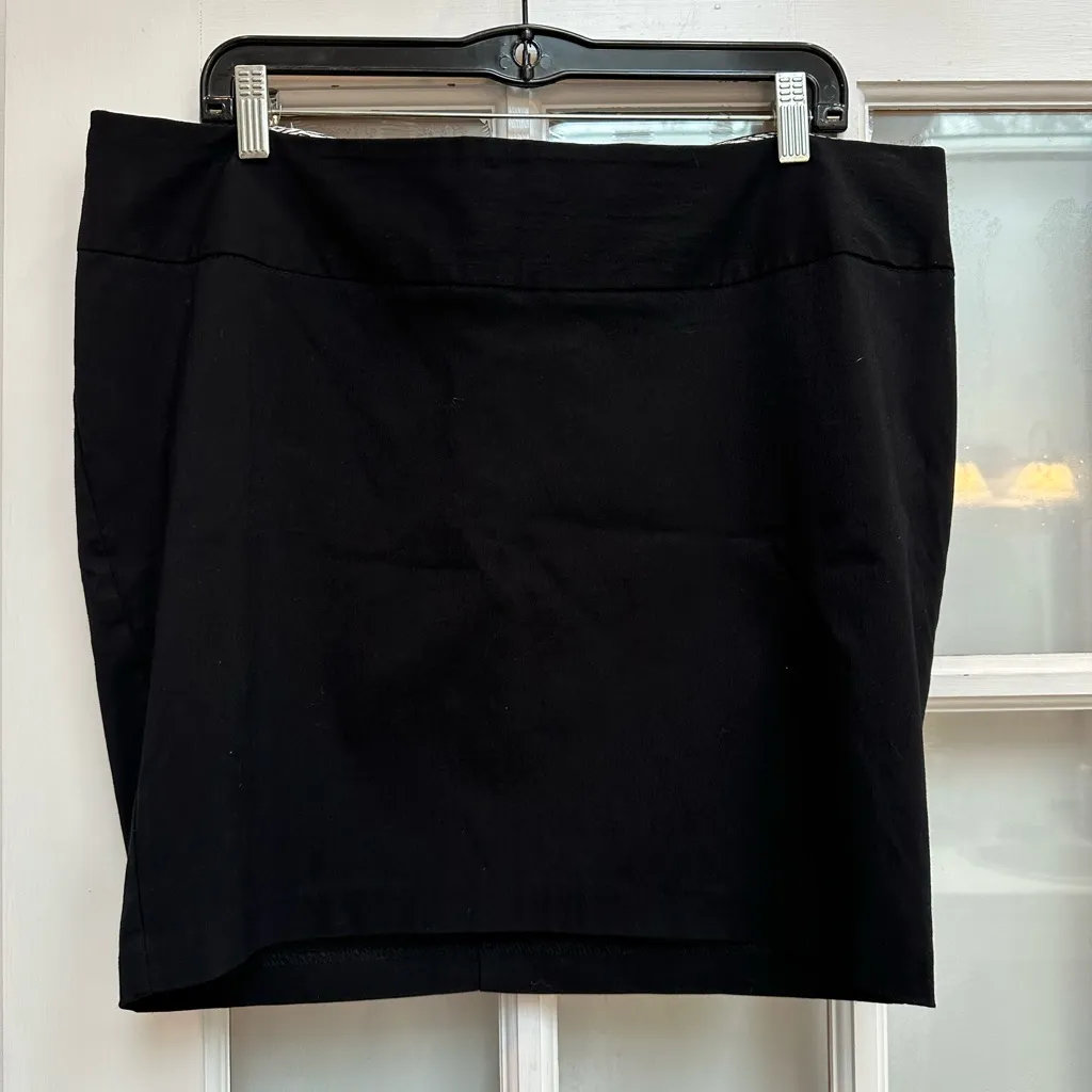 Vintage Torrid Y2K Classic Chic Timeless Black Mini Skirt Plus Size 16 Pinup - Image 7