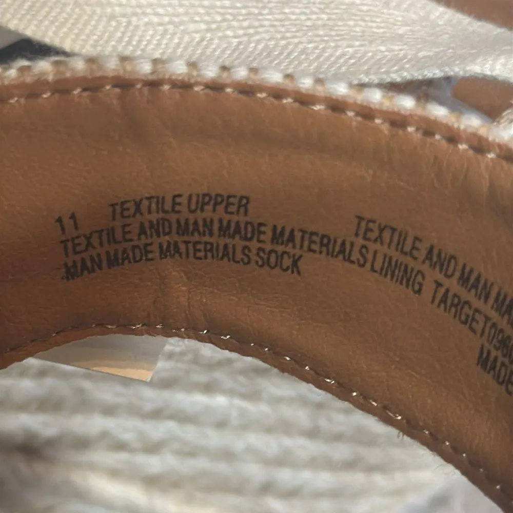 Women’s Universal Thread Ankle Wrap Cream Wedges Adriana Memory Foam Size 11 NWT - Image 10