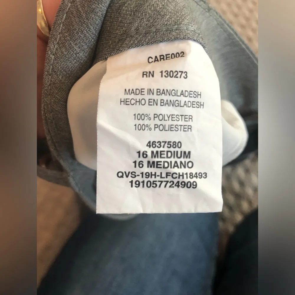 Lee Women's Pants Gray Size 16 Effortless Wash & Wear Relaxed Fit Straight Mid - Image 8