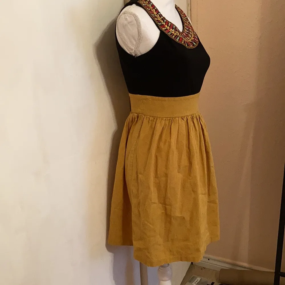 Tiana B Bold Collar Dress Black Size 6 - Image 3