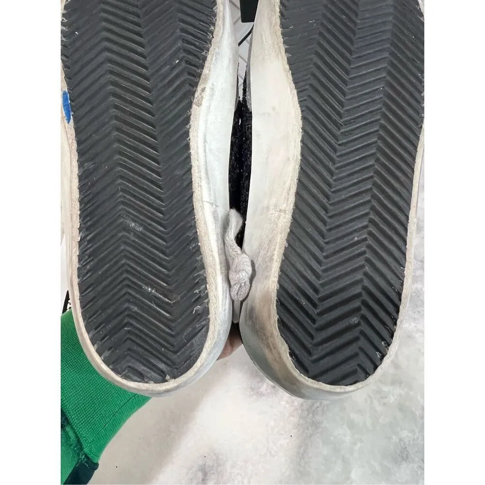 Golden Goose  Superstar Suede Glitter Sneakers Size 6 - Image 15