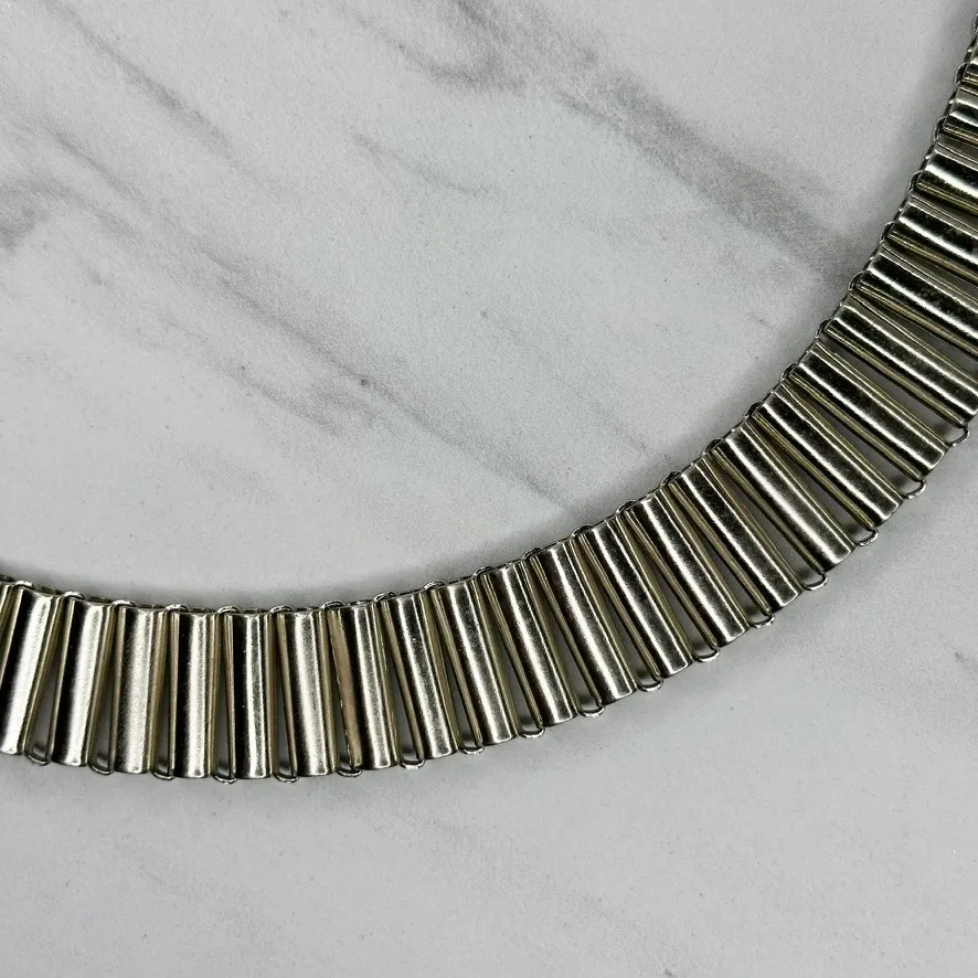 Silver Tone Chunky Bar Chain Link Purse Handbag Replacement Strap ✨ - Image 4