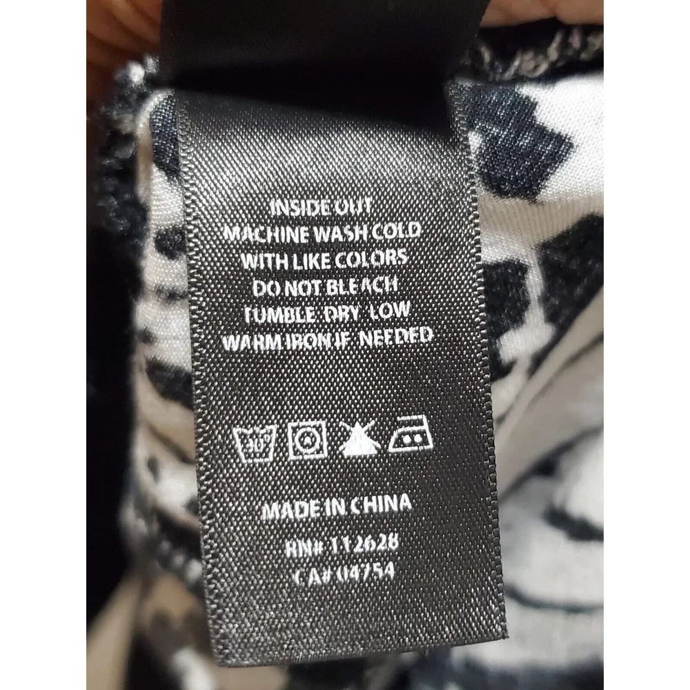 Max Jeans Women's Black Cotton Round Neck Long Sleeve Casual Top Shirt Size S - Image 10