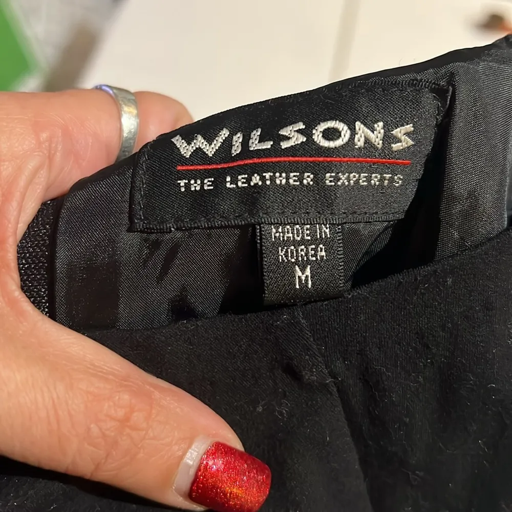Wilson’s leather dress women’s size medium. Biker, sexy, dark romantic 80’s - Image 12