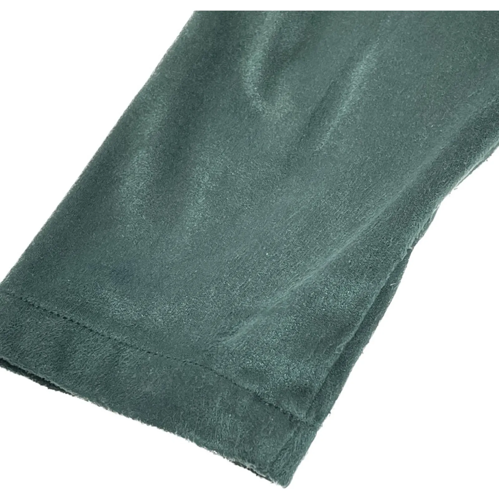 Romeo & Juliet Couture | Green Faux Suede Waterfall Front Jacket | Large - Image 3