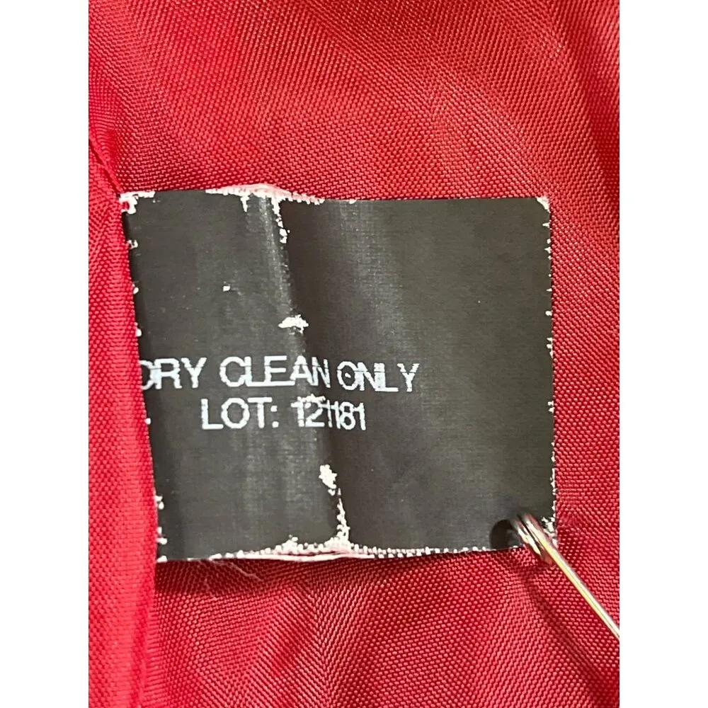 Michael Michael Kors Women's Red Hooded Peacoat Size 4 SKU 5753 - Image 8