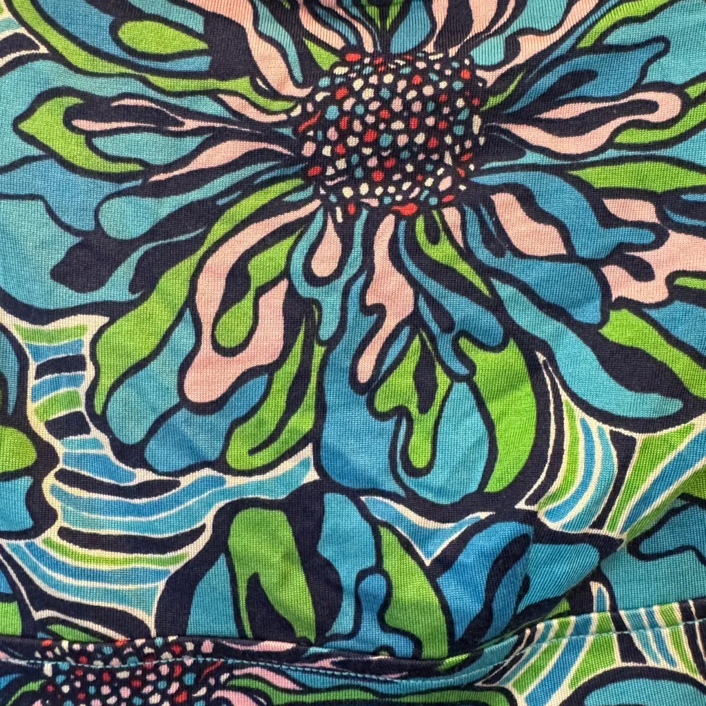 Lilly Pulitzer Blanca Dress -In Rehearsal -Floral EUC Multicolor Size‎ Small - Image 2