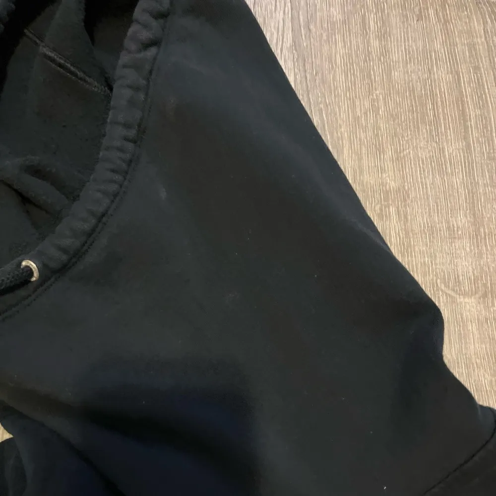 Under Armour Hoodie Women’s Medium Black Sweatshirt Sweater High Neck Flag USA - Image 7