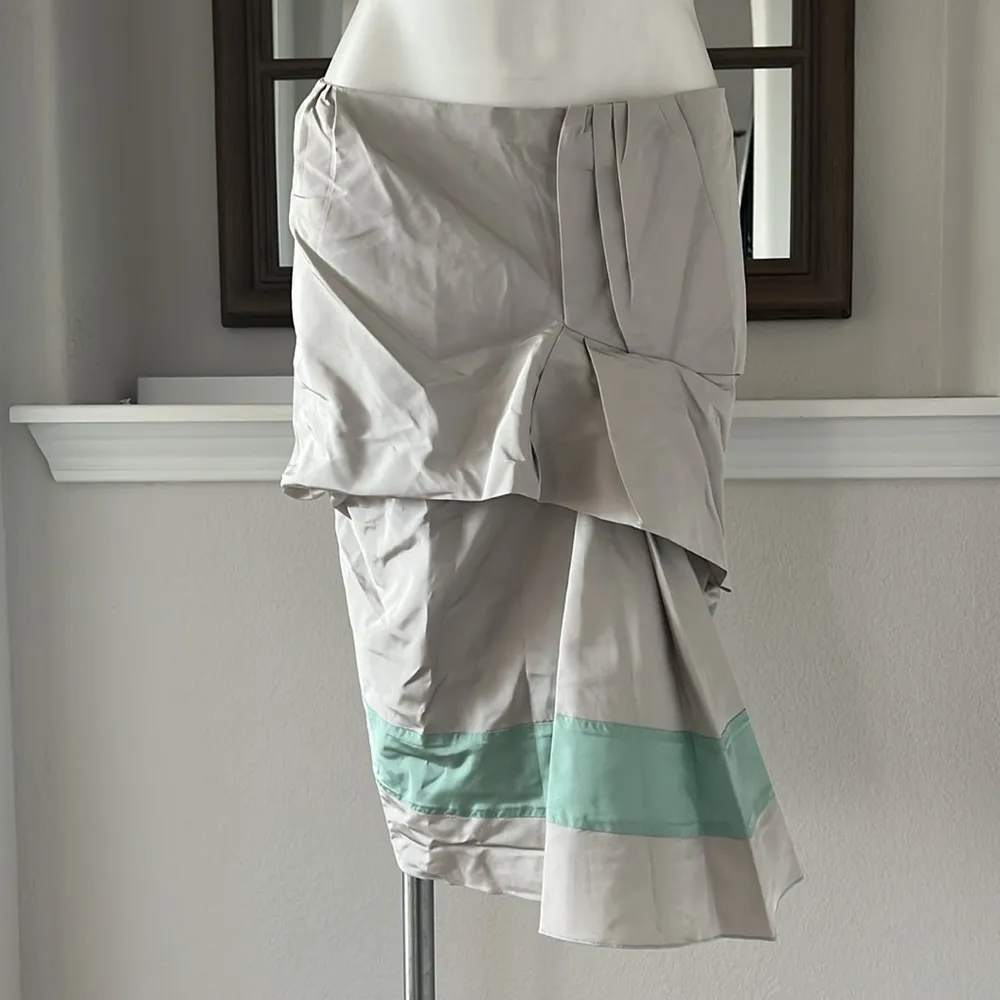 NEW Marc Jacobs Grey Pleated Detail Midi Skirt, Size 6 EXCELLENT! - Image 11