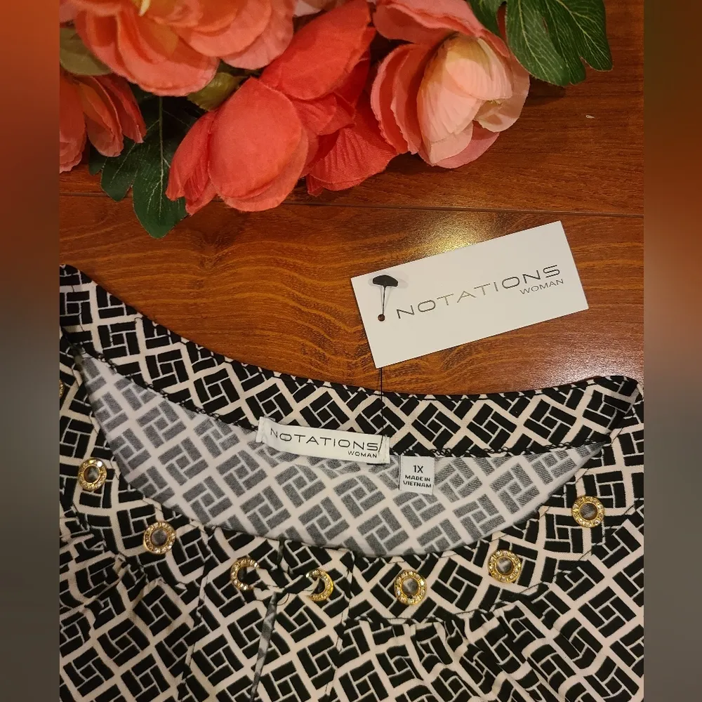 Notation Woman Blouse Size 1X - Image 4
