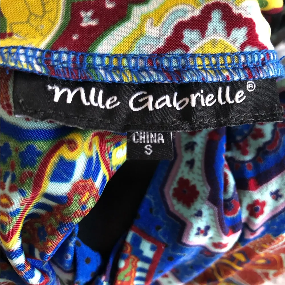 Mlle Gabrielle Abstract Print Dress S - Image 7