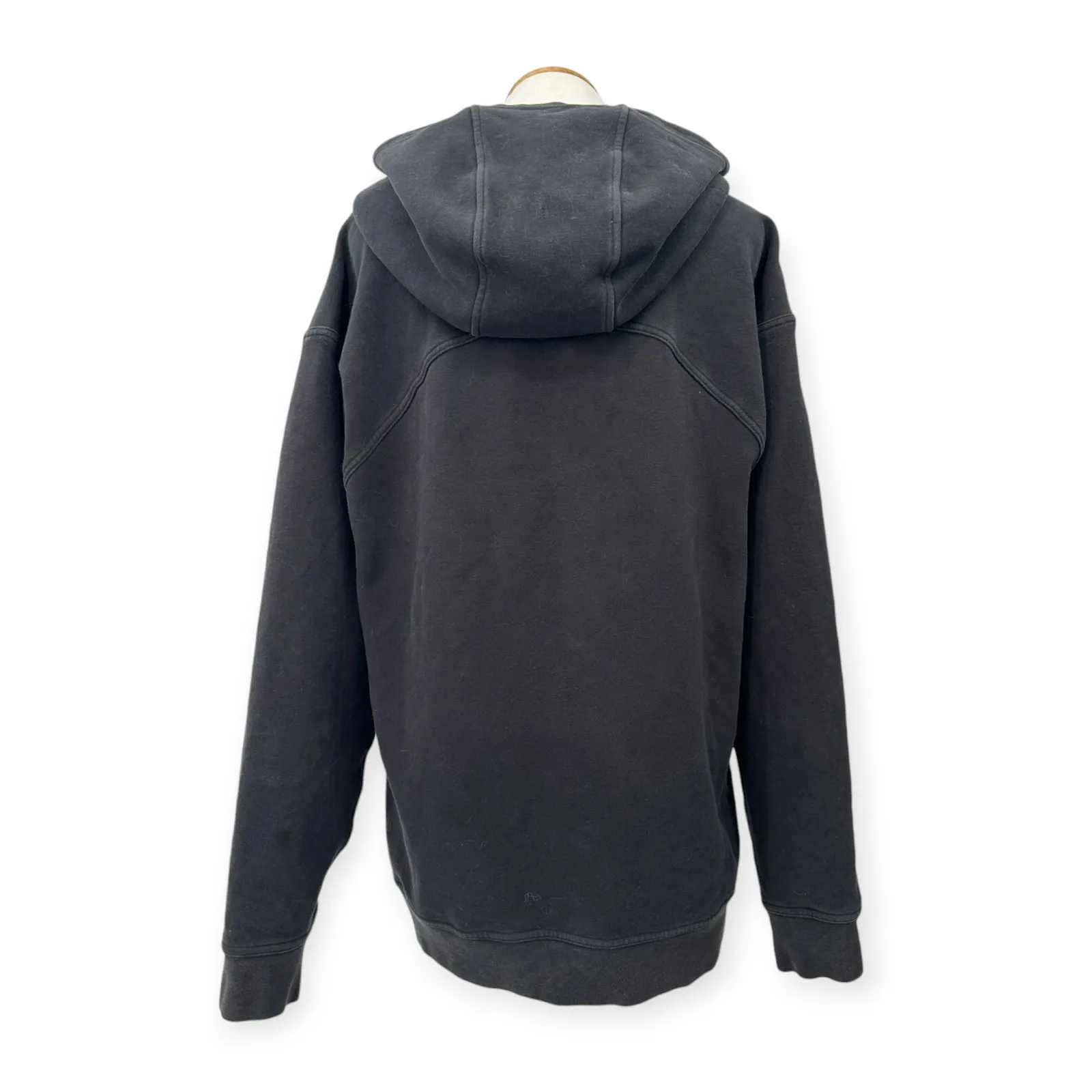 Lululemon | 10 | All Yours Hoodie *Graphic Black on Black Logo Sweatshirt W3DLTS - Image 7
