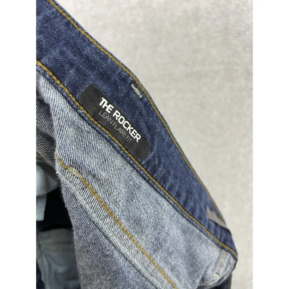 Joes Jean's Women's The Rocker Lean Flare Fit Frayed Ends Medium Wash Size 28 - Image 3