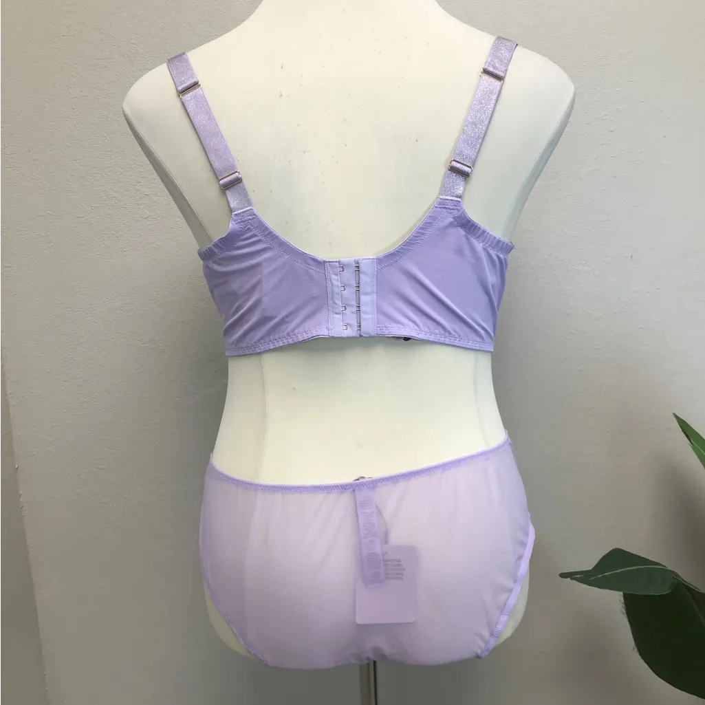 Savage X Fenty Shining Star Embroidered Demi Bra/Panty Set - Image 5