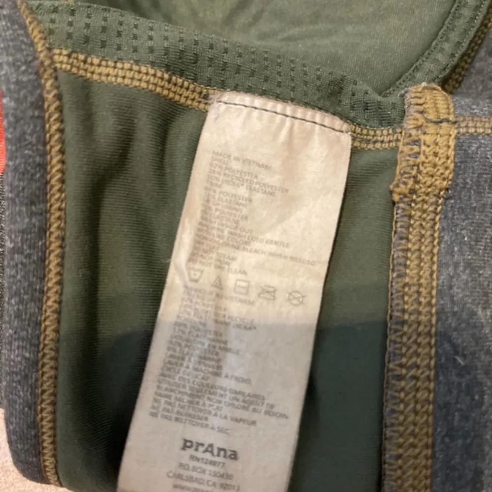 Prana Alois T-Strap Sports Bra Bralette High Neck Racerback Sz M - Image 6