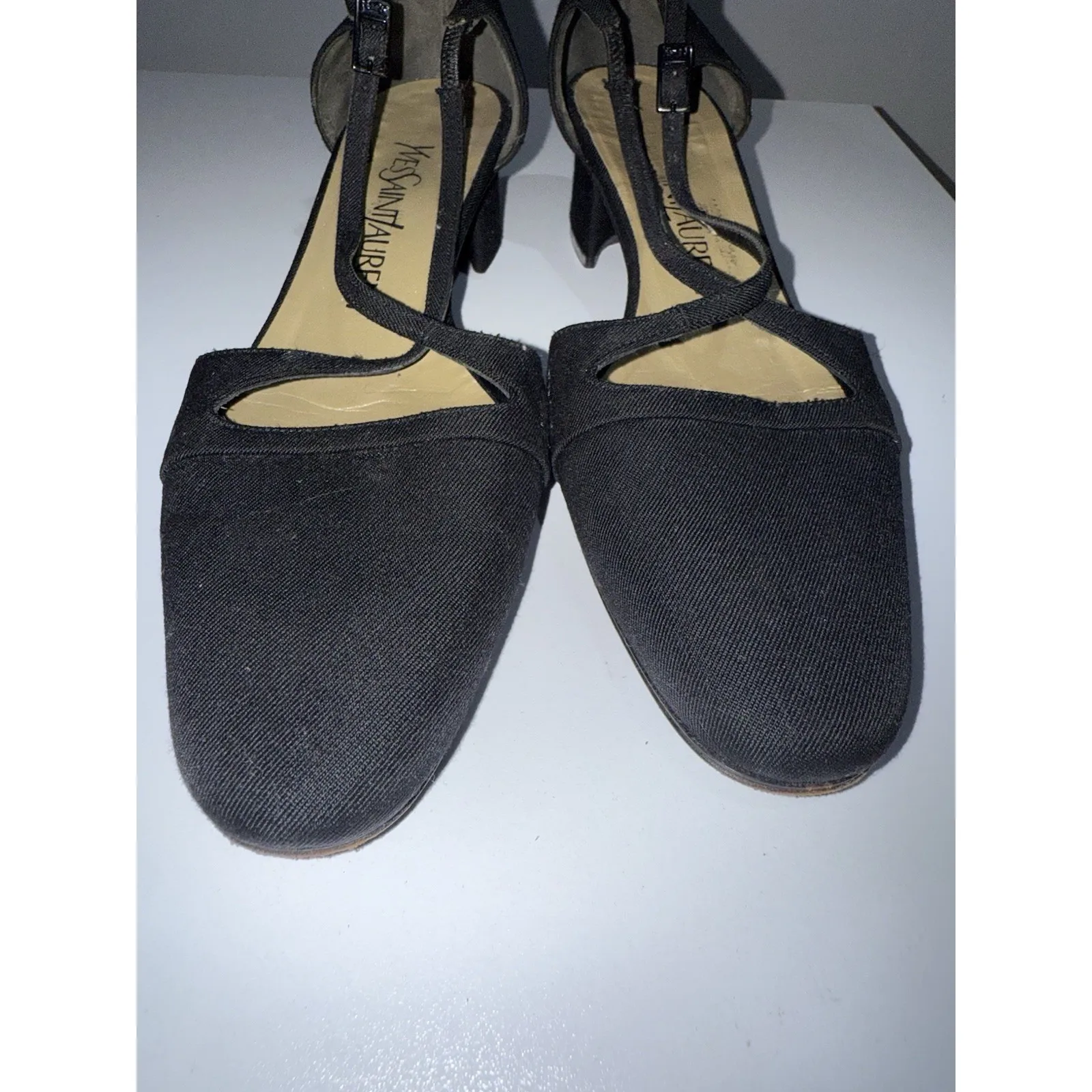 Vintage YSL Satin T - Image 3