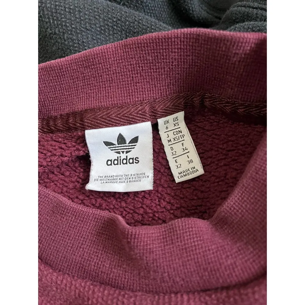 Adidas Originals Trefoil Colorado Knit Colorblock Sweatshirt Woman’s Size XS - Image 7