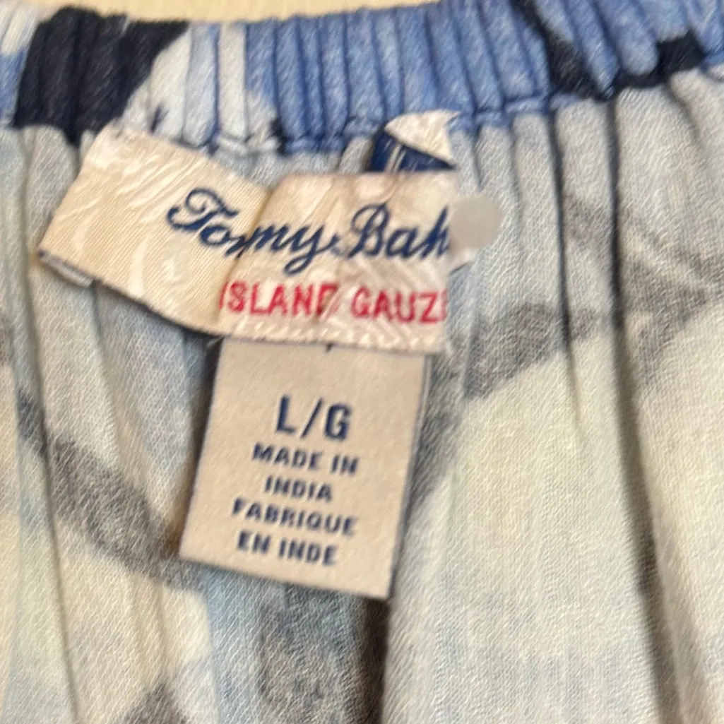 Tommy Bahama Island Gauze Daybreak Hibiscus Dress in Island Navy - Image 4