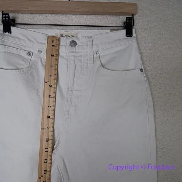 New! Madewell The Perfect Vintage Jean in Tile White,‎ size 26 - Image 7