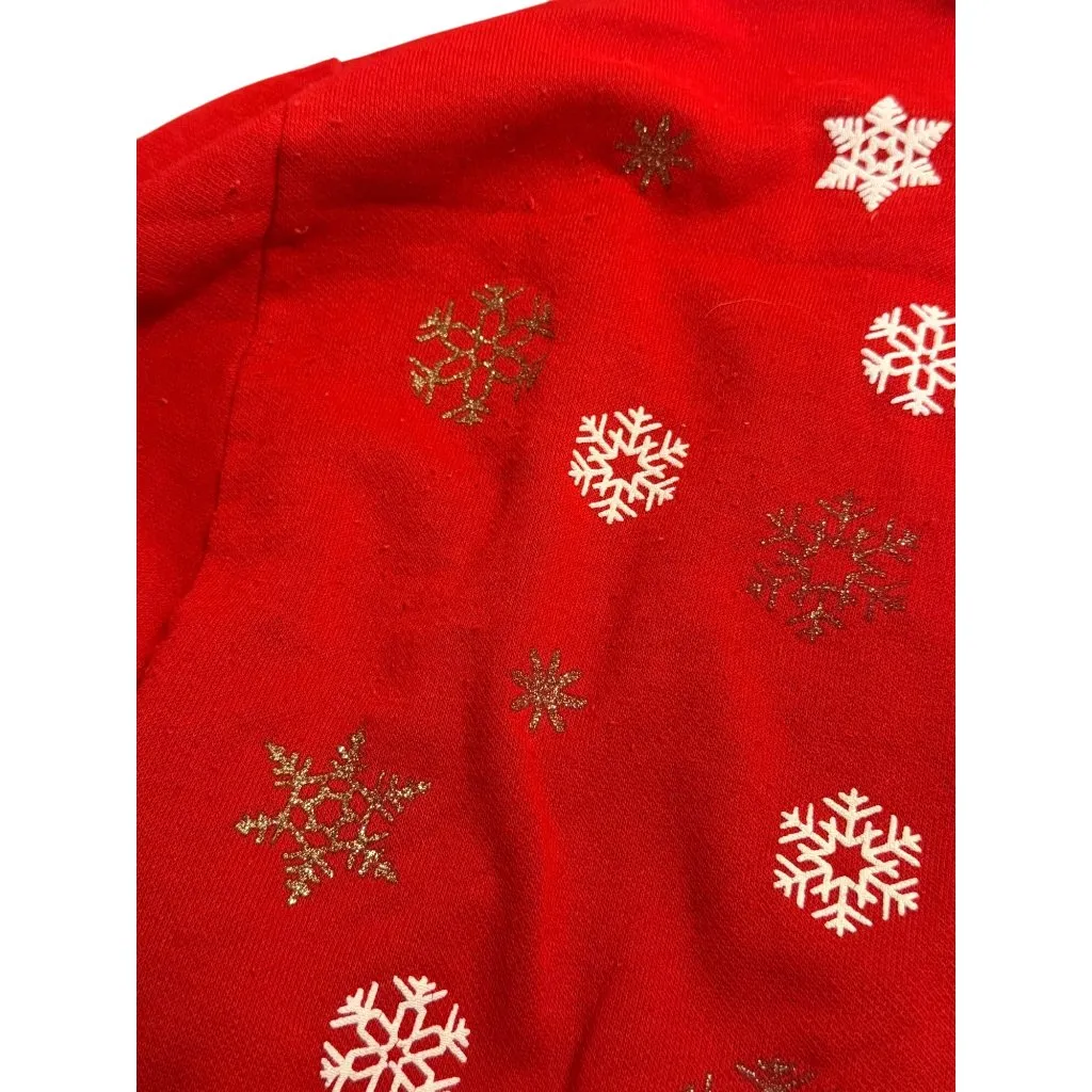 VTG 90s Nutcracker Teddy Bear Christmas Sweatshirt Women’s 20W/40 Red Snowflakes Size undefined - Image 7