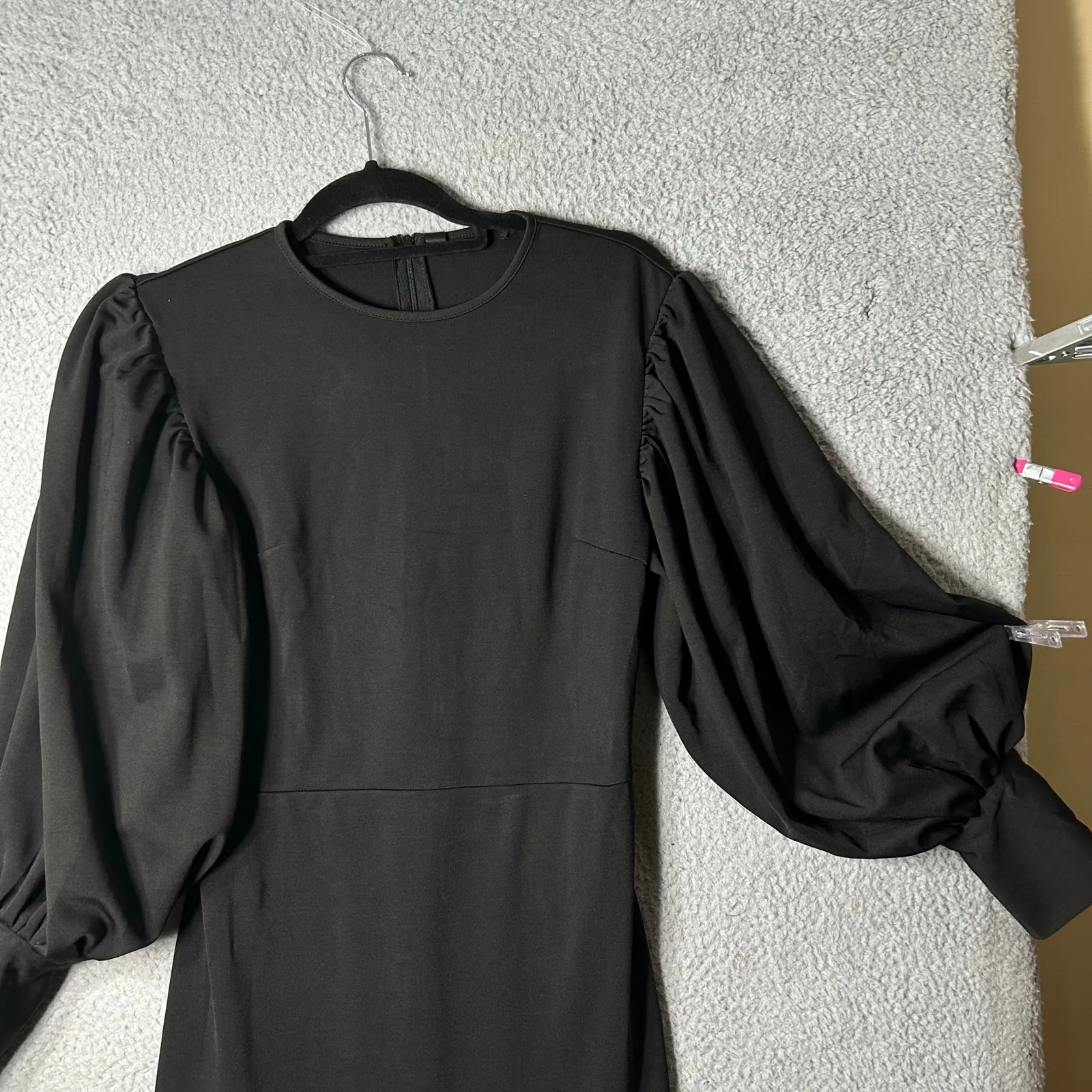 Stylewe Dress Womens S‎ Black Long Puffed Sleeve Career Night Out Party NEW - Image 4