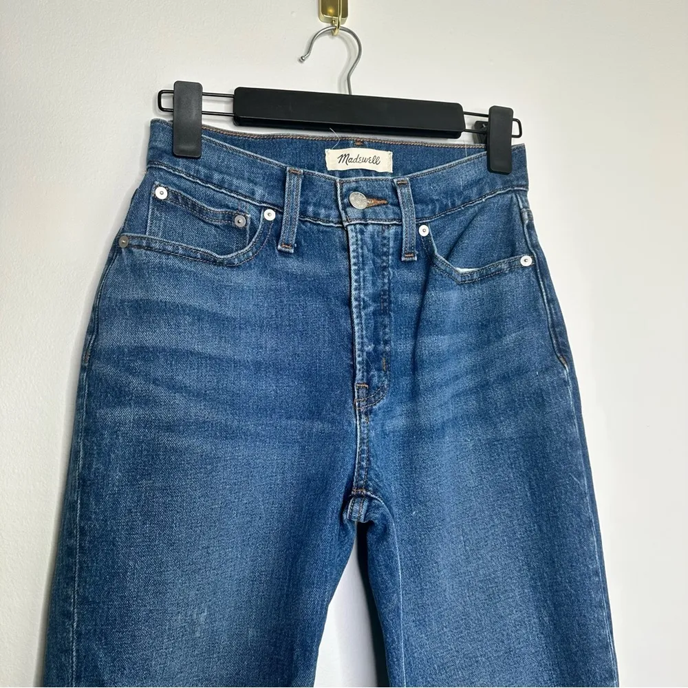 Madewell The Petite Perfect Vintage Straight Jean in Mayfield Wash - Image 3
