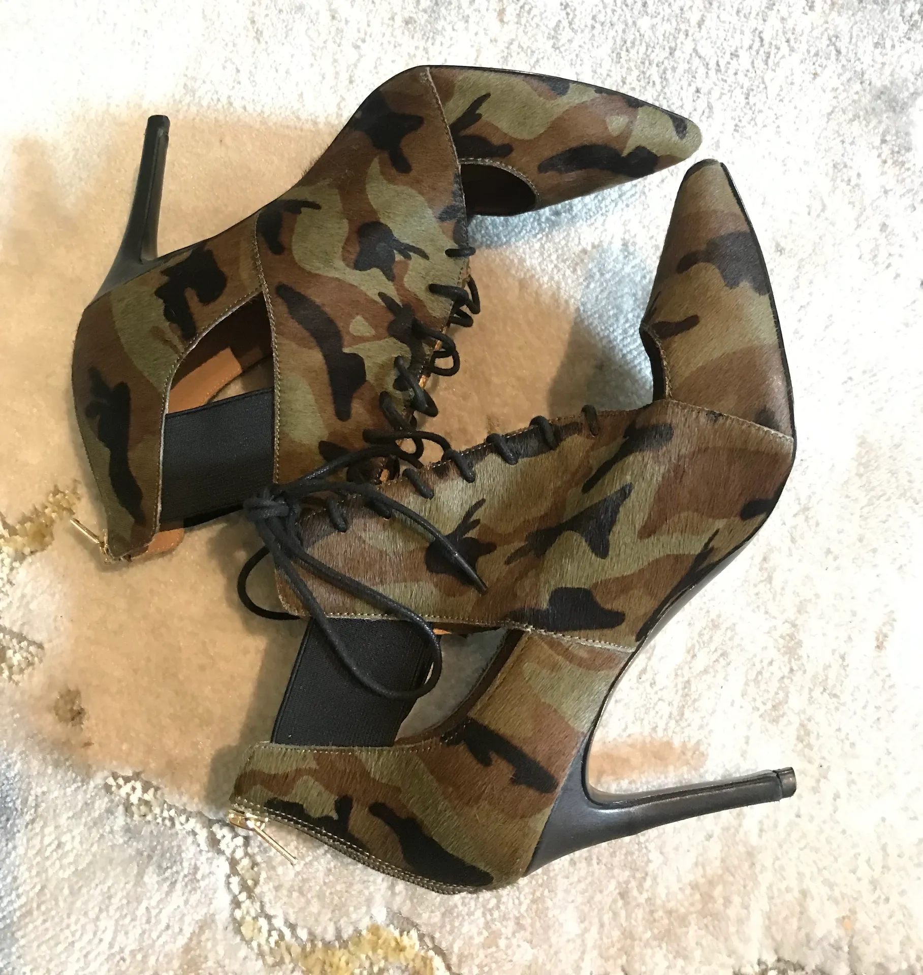 Banana Republic Daphne Camo Booties - Image 4