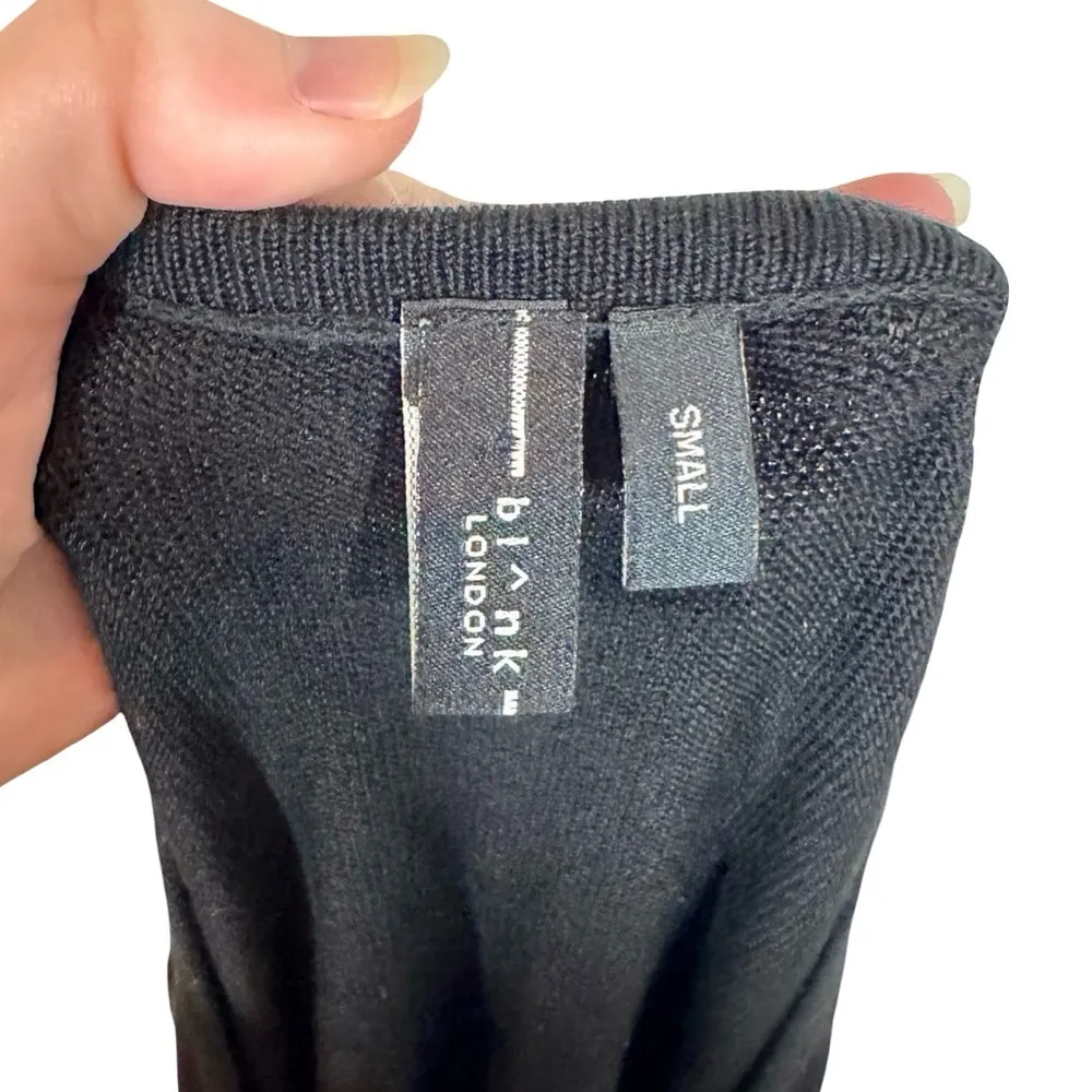 Anthropologie Blank London Bl-nk Bl^nk Printed-Sleeve Sweater Top - Image 9