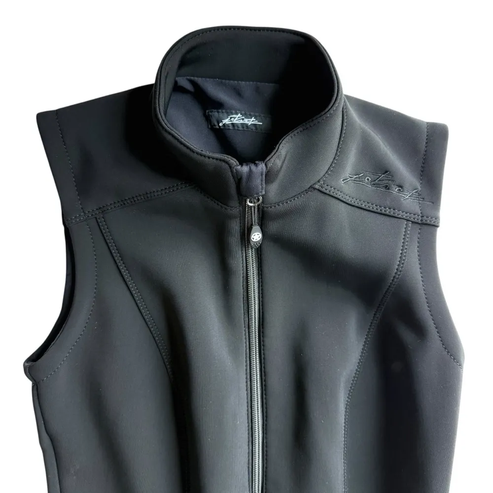 Jetset Domina Sleeveless Ski Overall Jumpsuit Black Size 2 XS Italy NWOT - Image 4