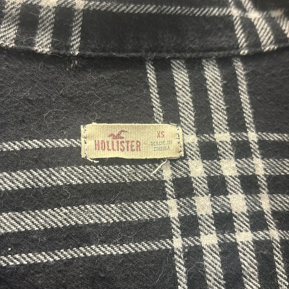 100% Cotton Black & White Fine Plaid Flannel - Image 2