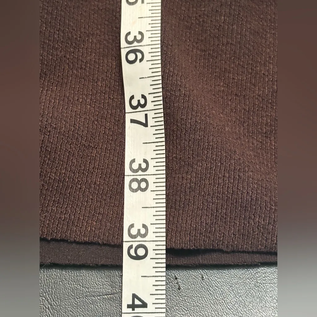 POL Black and Brown Long Sleeve Hooded Dress size M - Image 16