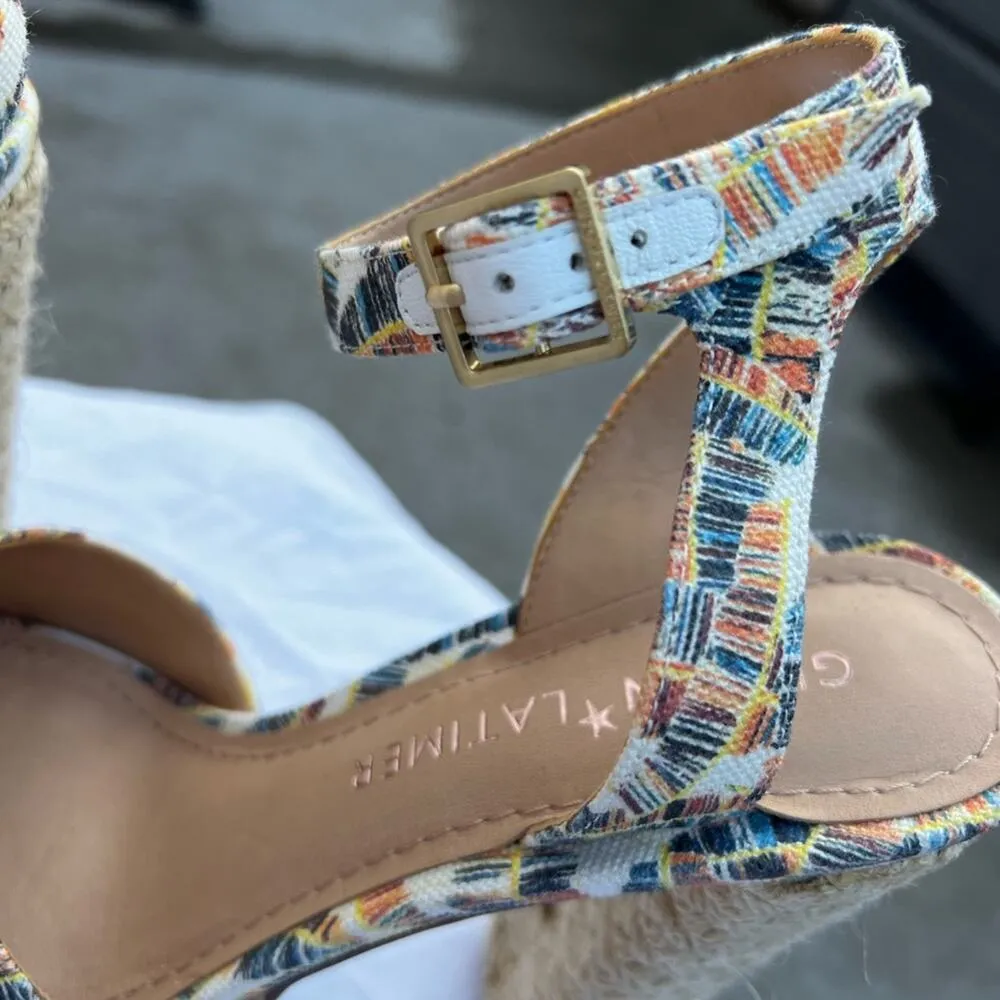 Gibson Latimer New  Open Toes Platform Heels size 7 - Image 4