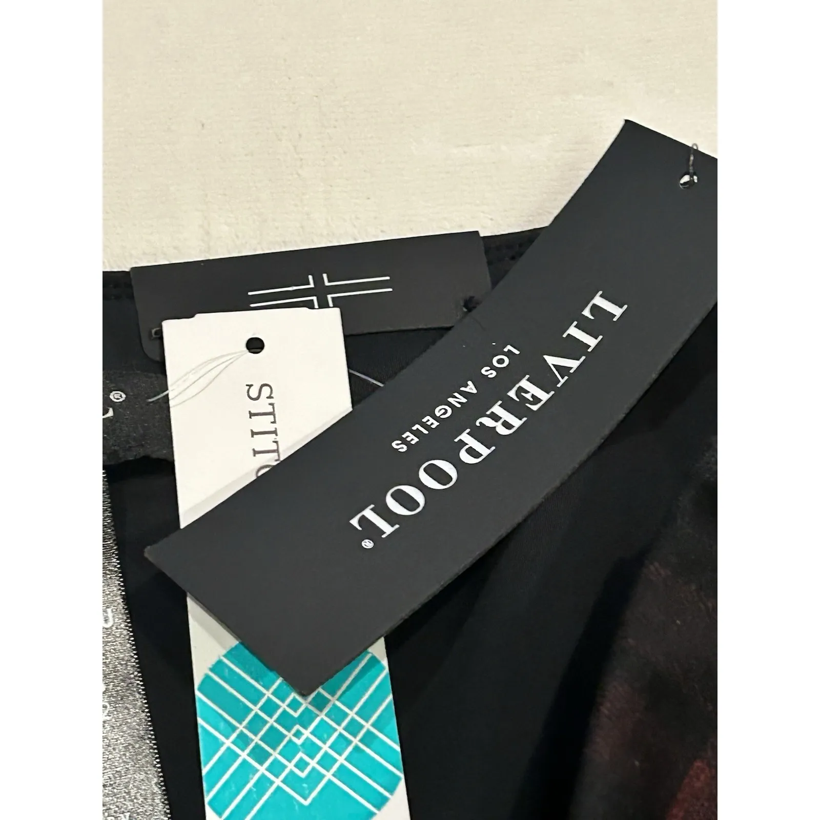 NWT Liverpool LA Plaid Red Black Pencil Skirt Womens Size 20w - Image 8