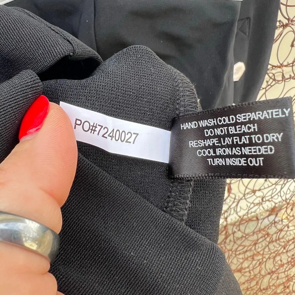 Boston Proper Beyond Travel Color Block PaneledBlack White Jacket NWT SMALL - Image 6