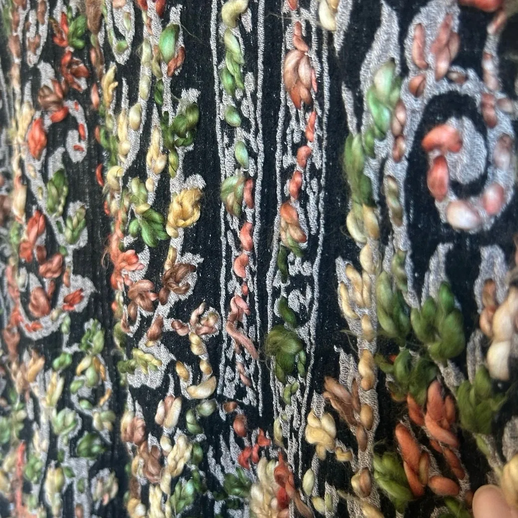 Soft Surroundings Textured Woven Tapestry Vest Floral Boho Lagenlook Womens OS - Image 14