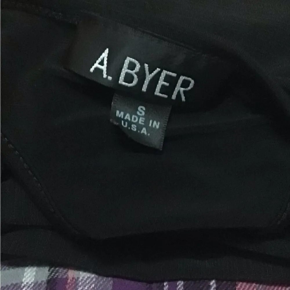 A Byer  Black Beaded Sleeveless Blouse Size Small - Image 9