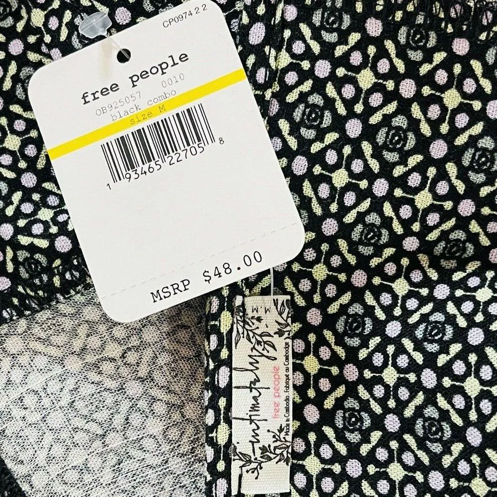 Free People Intimately Brami Lucky Now Medium Crop Top Off-Shoulder Stretch - Image 8