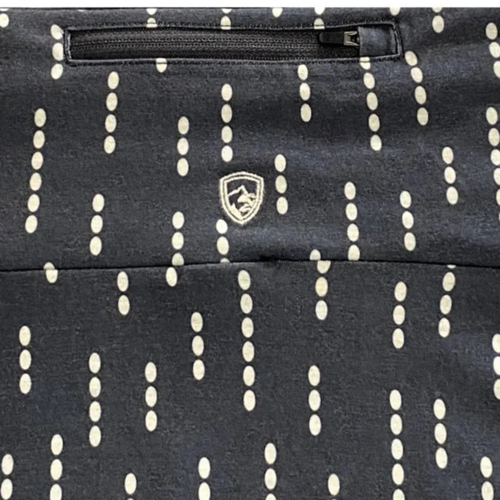 KUHL Short Gray White Printed Jersey Knit Kira Athleisure Mini Skirt ~ Ladies XL - Image 5