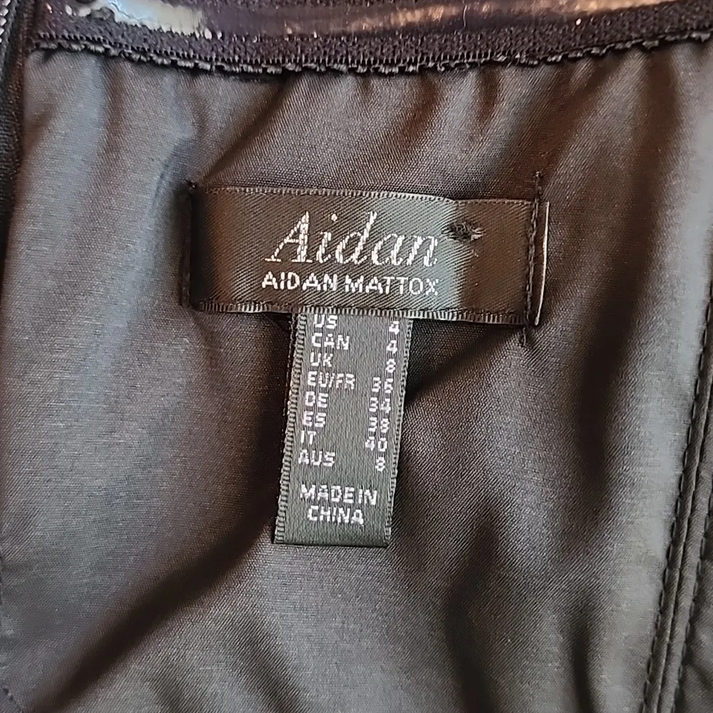 Aidan Mattox Floral Flounce High/Low Maxi Dress size 4 NWT - Image 13