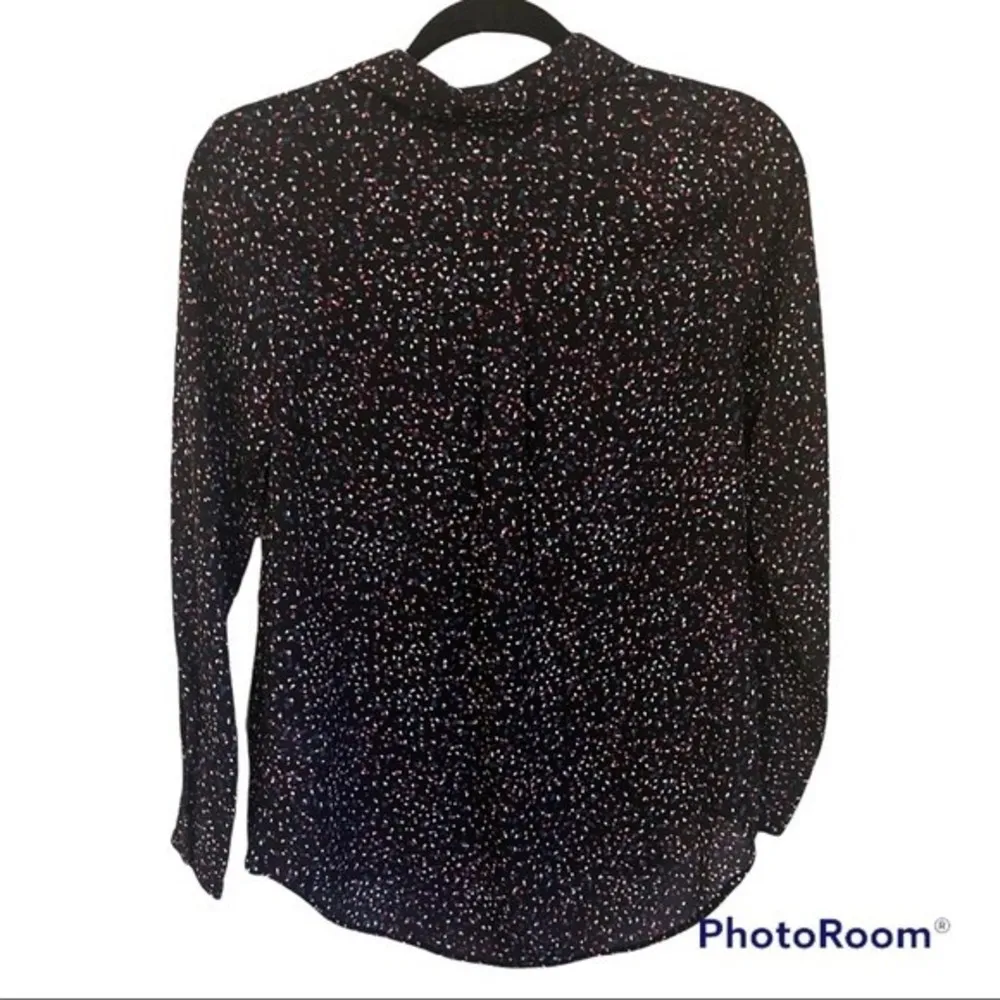 Popsugar Women’s Black Polka Dot Blouse Size XS - Image 40