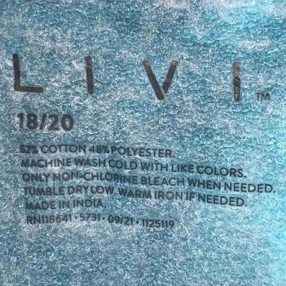 Lane Bryant  Livi Activewear Tie Dye Hooded Sweatshirt Dress (18/20) - Image 7