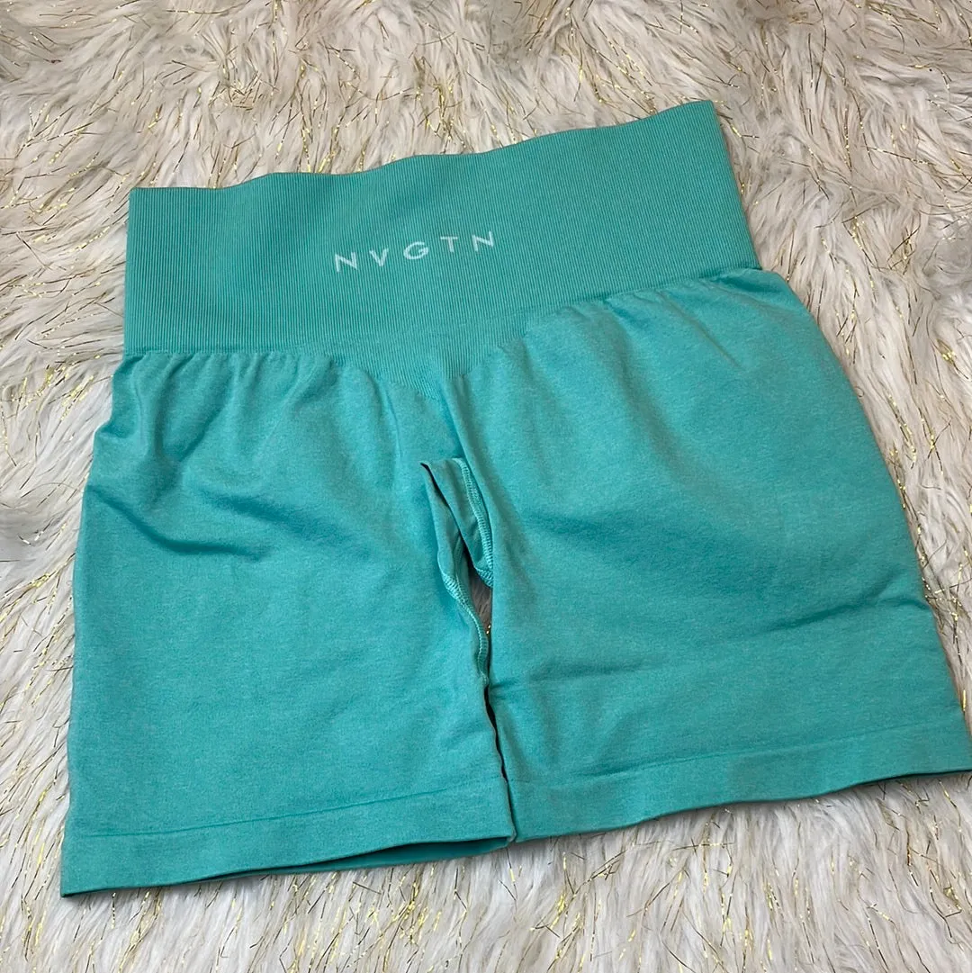 NVGTN Pro Shorts XS Mint Green - Image 2