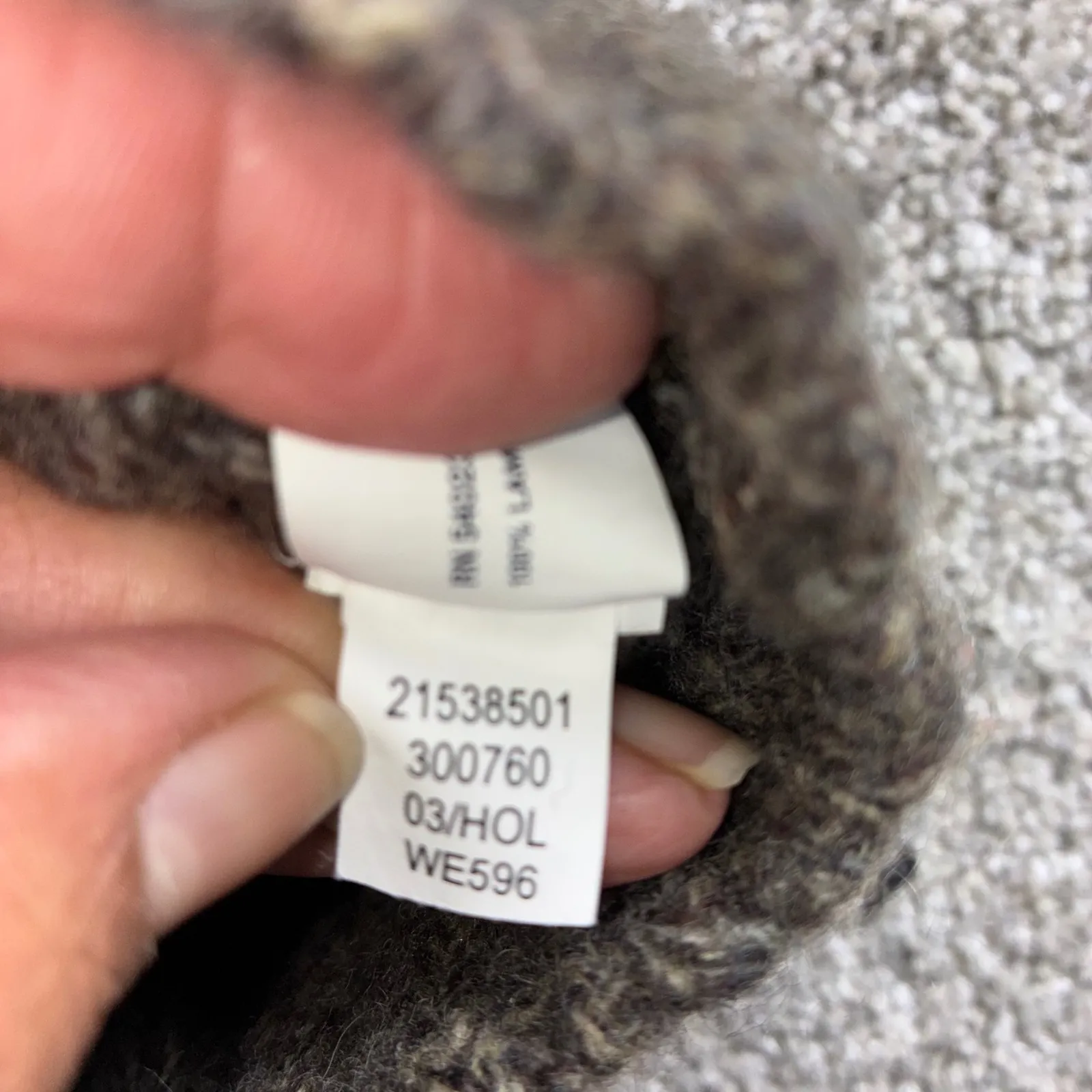 VTG GAP 03 Cable Knit Size M Sweater Lambswool Brown Marled Casual Chunky Casual - Image 8