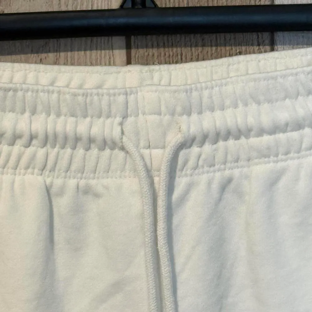 *H&M Women's Size Small Lounge Shorts White Casual Summer Adjustable Sporty - Image 5