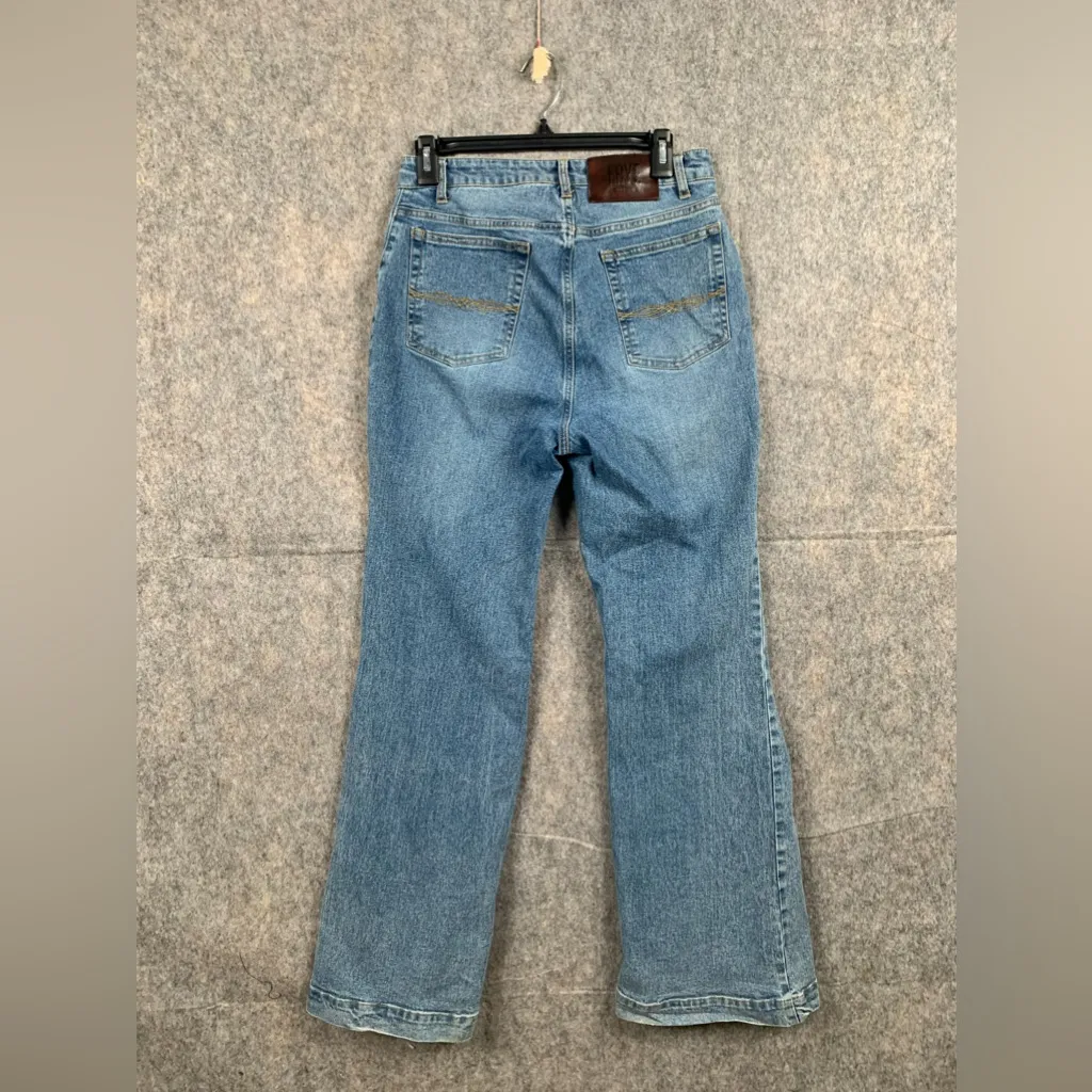 FRYE Womens Size 28 Front Pocket Flare stretchy Denim‎ Jeans vintage style - Image 2